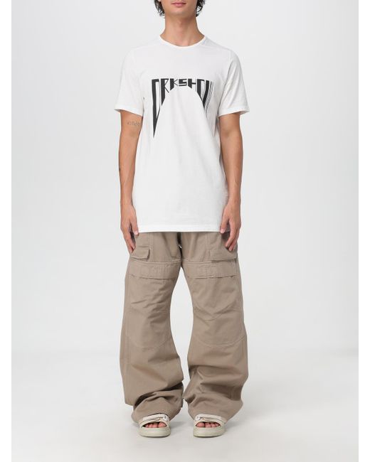 Camiseta Hombre Rick Owens de hombre de color White