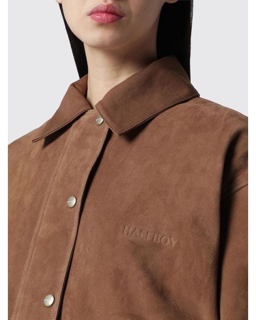 Halfboy Brown Suede Jacket