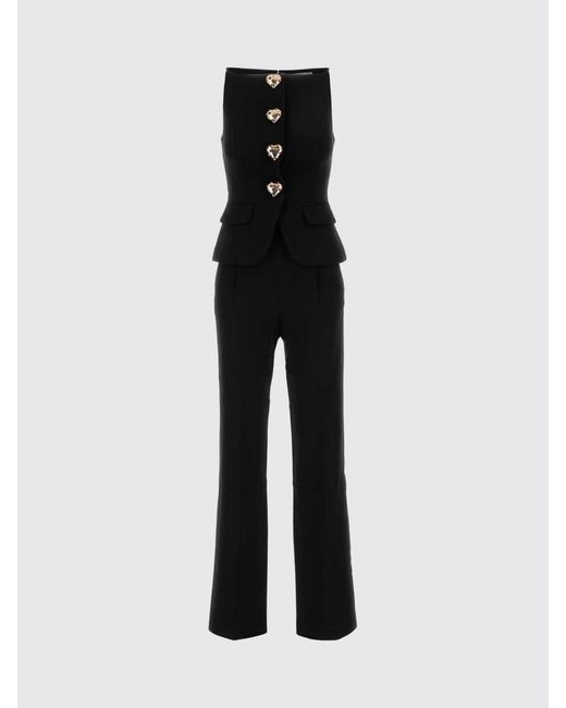 Self-Portrait Black Jumpsuit