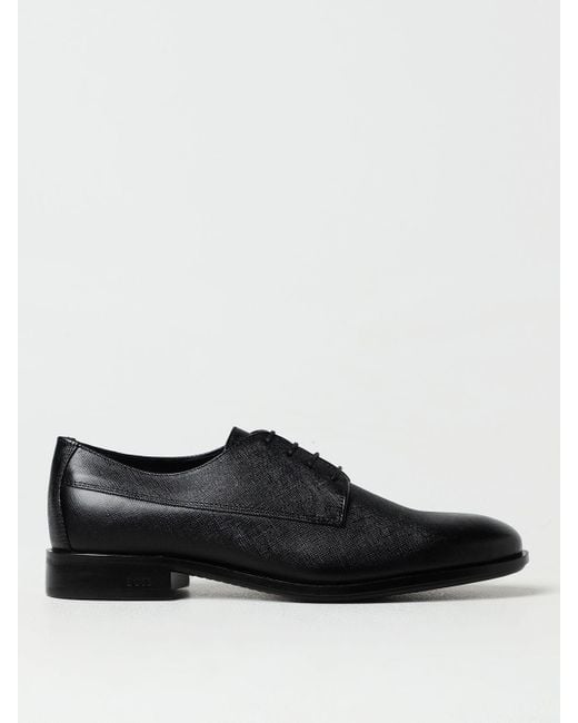 Boss Black Brogue Shoes for men