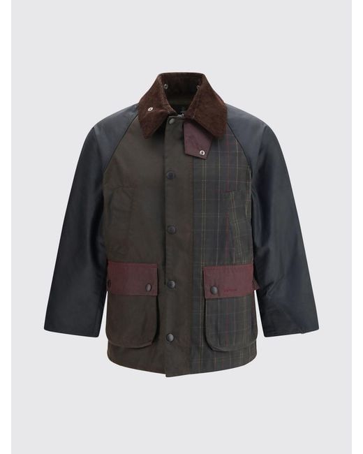 Giacca Patchwork Bedale di Barbour in Gray da Uomo