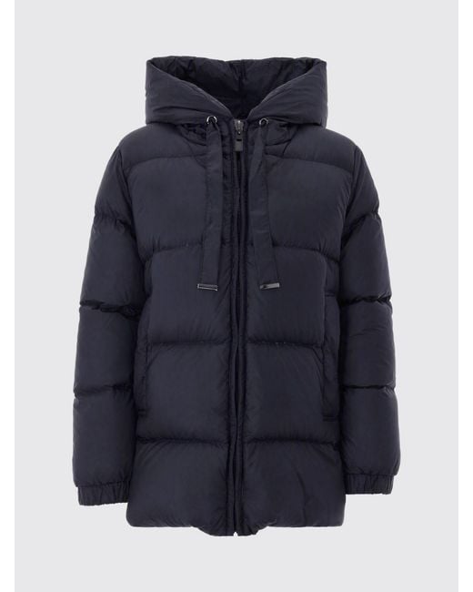 Max Mara Blue Short Down Jacket