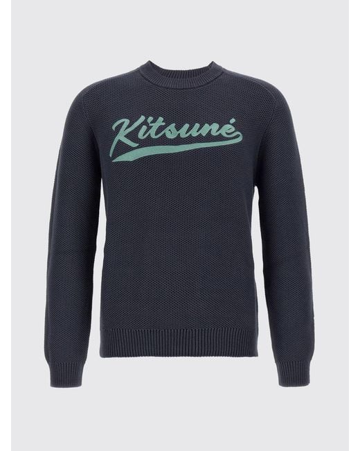 Maison Kitsuné Blue Maison KitsunÉ Cardigan for men