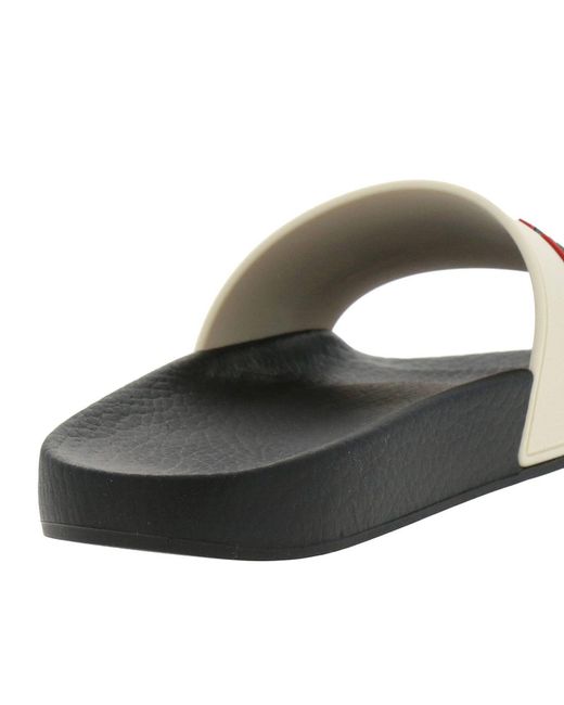 White gucci deals pool slides