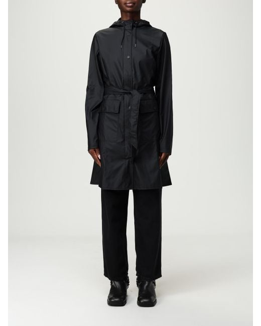 Rains Black Mantel Damen
