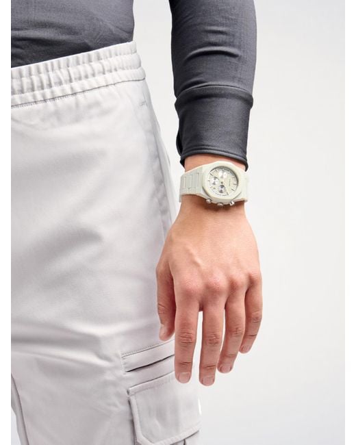 D1 Milano Gray Fossil Polychrono 40.5 Mm Watch for men