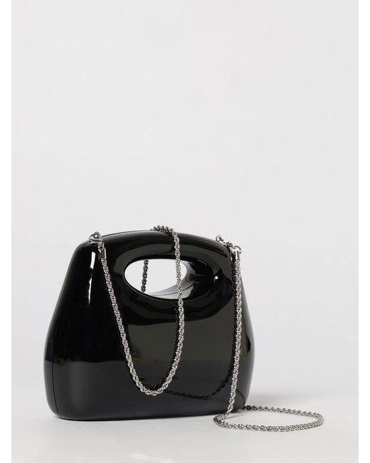 Emporio Armani Black Mini Handbag With Rigid Handle And Inner Pouch