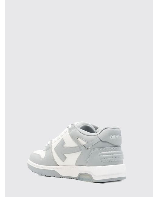 Off-White c/o Virgil Abloh White Out Of Office Leather Sneakers for men