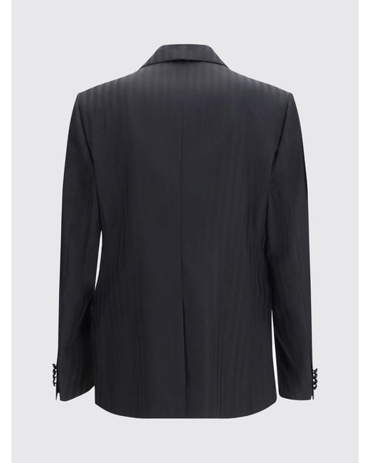 Dolce & Gabbana Blue Dolce &Amp Gabbana Silk Blend Single Breasted Blazer for men