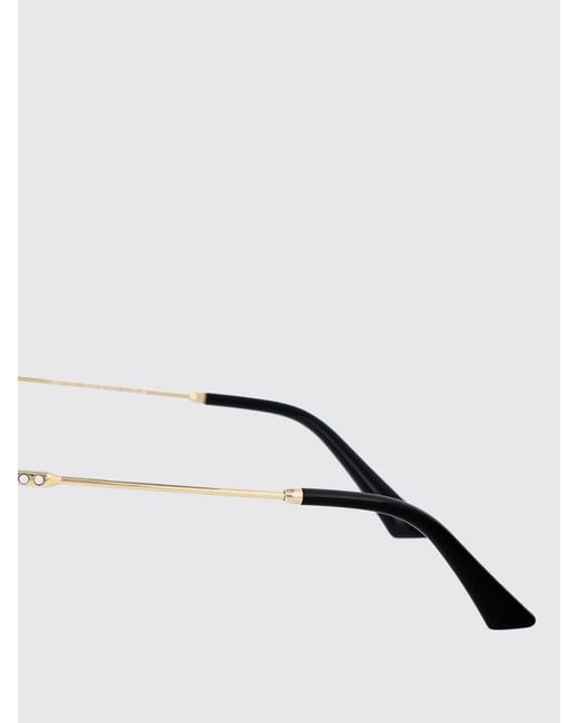 Jimmy Choo Metallic Aviator Sunglasses