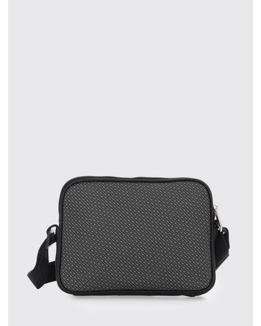 Boss Black Faux Leather Shoulder Bag for men