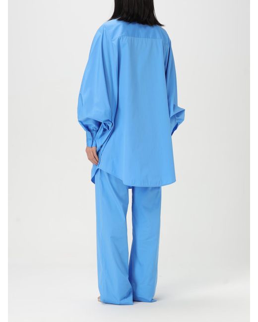 Ermanno Scervino Blue Hemdbluse Damen