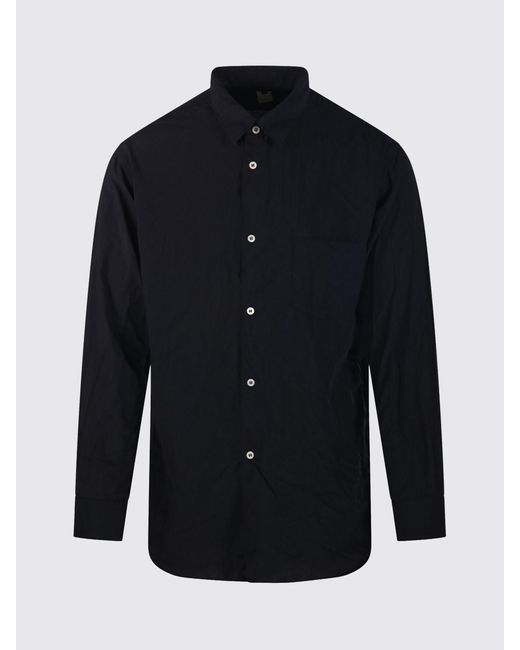 Comme des Garçons Blue Jersey Casual Shirt for men