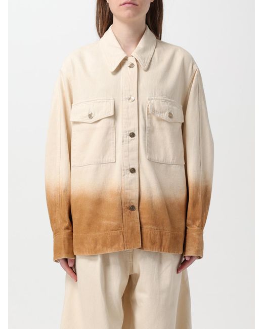 Alanui Natural Bright Hues Denim Overshirt