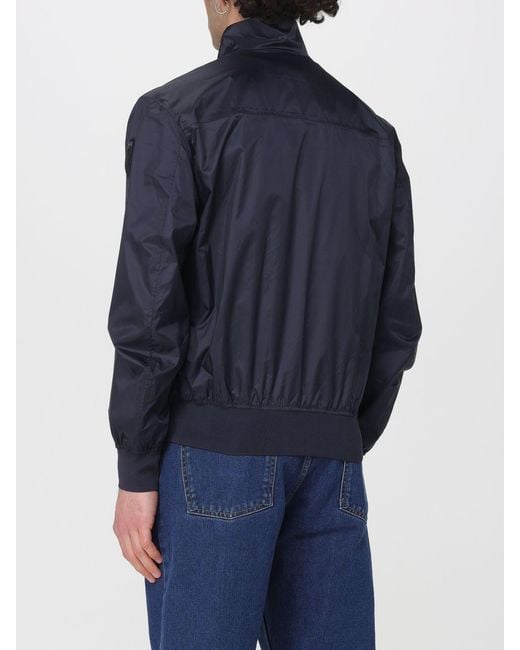 Blauer Blue Polyester Bomber Jacket for men