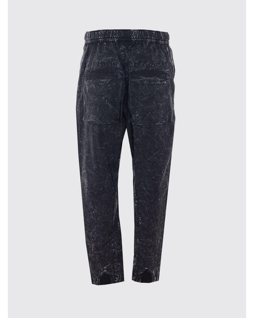 Thom Krom Blue Stretch Cotton Trousers for men
