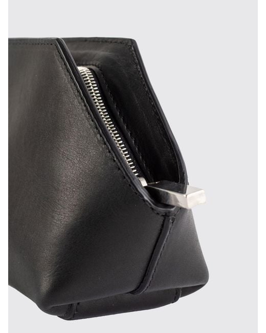 Marsèll Black Sago 2 Flared Smooth Leather Mini Handbag