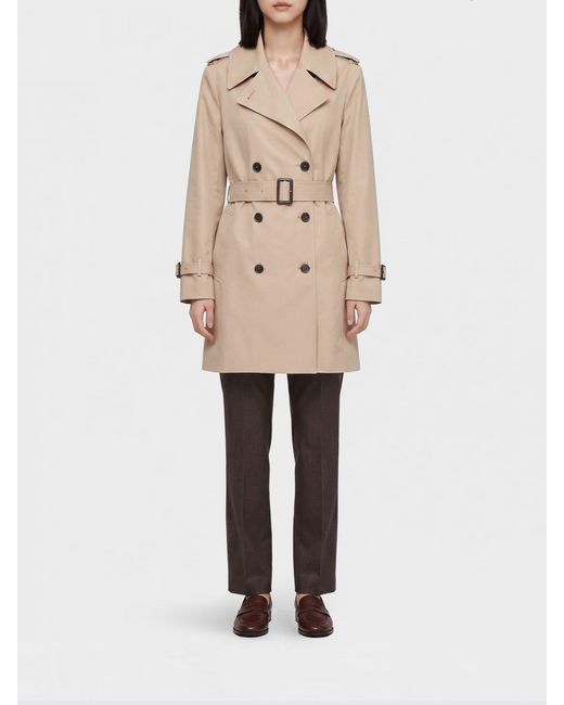 Save The Duck Natural Talya Double-Breasted Trench Coat