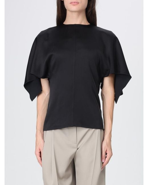 Stella McCartney Black Crewneck Blouse