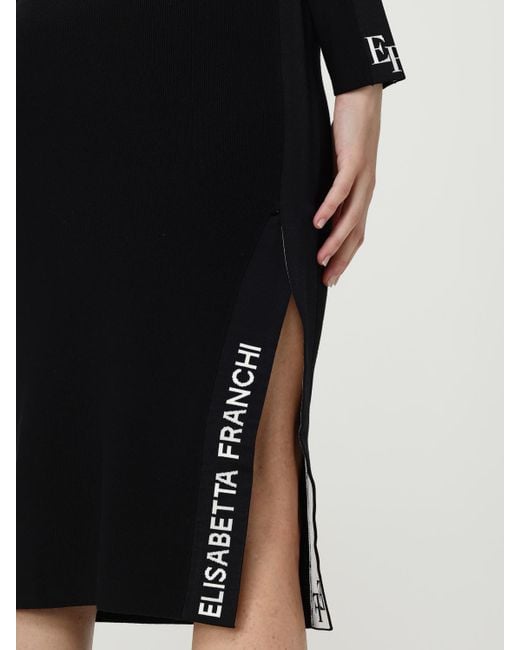 Elisabetta Franchi Black Dress