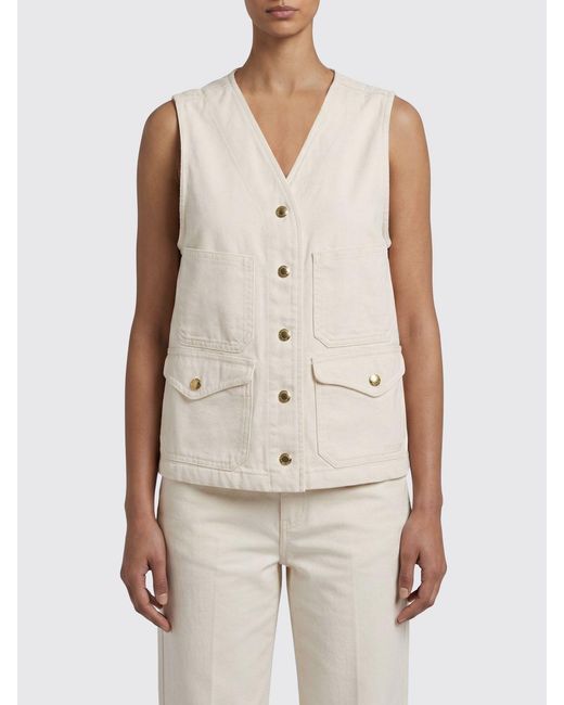 Filson Natural Cotton Single-Breasted Vest