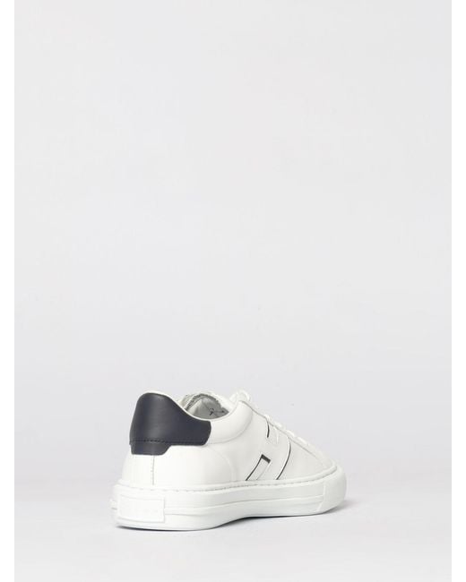 Hogan White H691 Leather Sneakers for men
