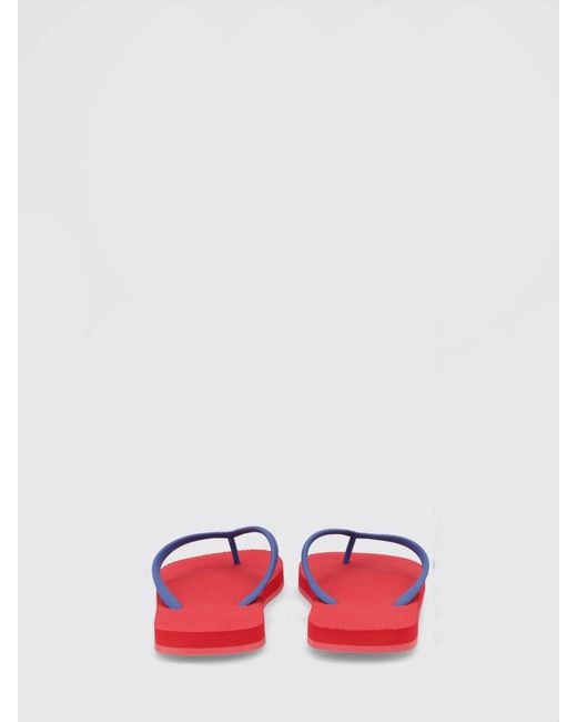 DSquared² Gummi-Flip-Flops in Red für Herren