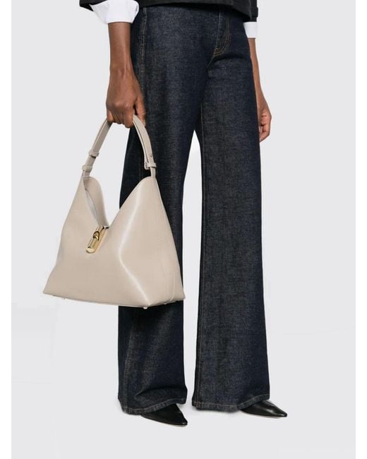 Furla Natural Medium Goccia Shoulder Bag