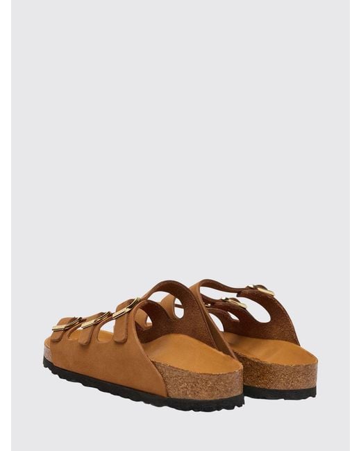 Birkenstock Brown Florida Fresh Nubuck Sandals