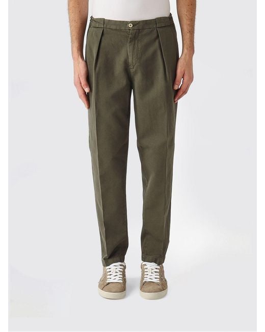 Briglia 1949 Green Cotton And Linen Portobello Chino Trousers for men