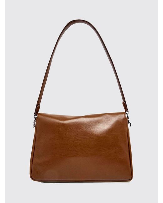 Tory Burch Brown Charlie Leather Bag