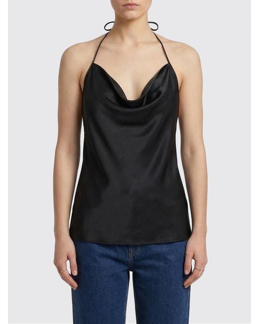 Valentino Black Silk Top