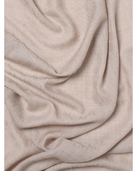 Max Mara White Scarf