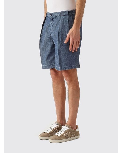 Briglia 1949 Blue Cotton Shorts for men