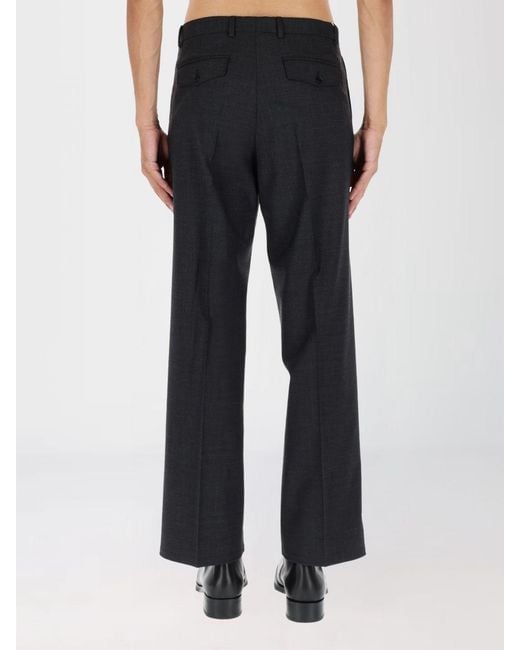sunflower Black Tailored Trousers for men
