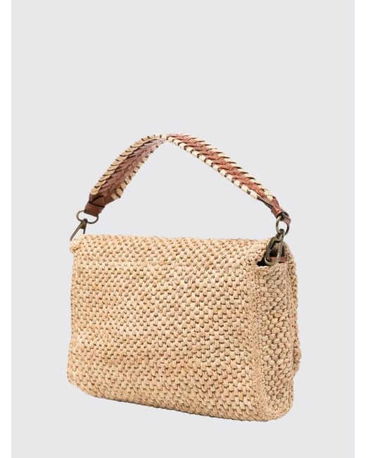 IBELIV Natural Opera Raffia Bag