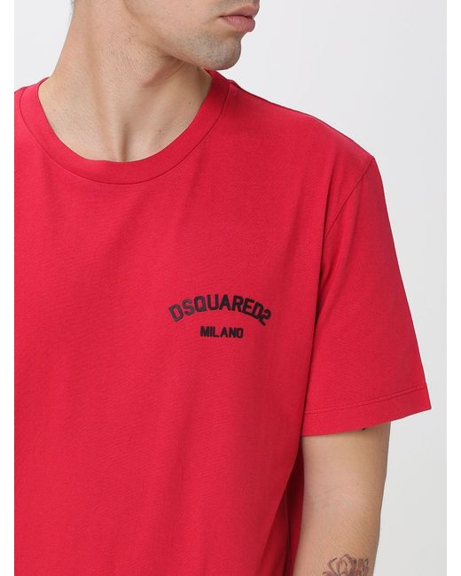 DSquared² Red T-Shirt for men