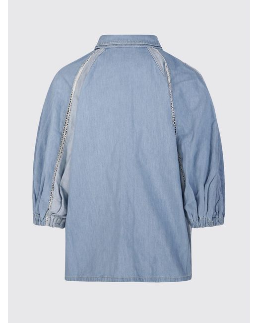Farm Rio Blue Shirt