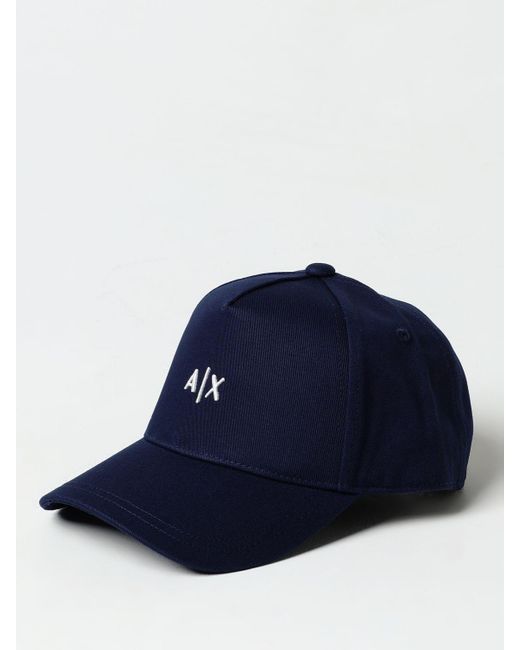 Armani Exchange Blue Hat for men