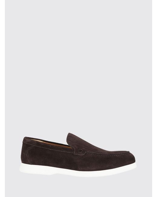Doucal's White Adler Suede Loafers for men