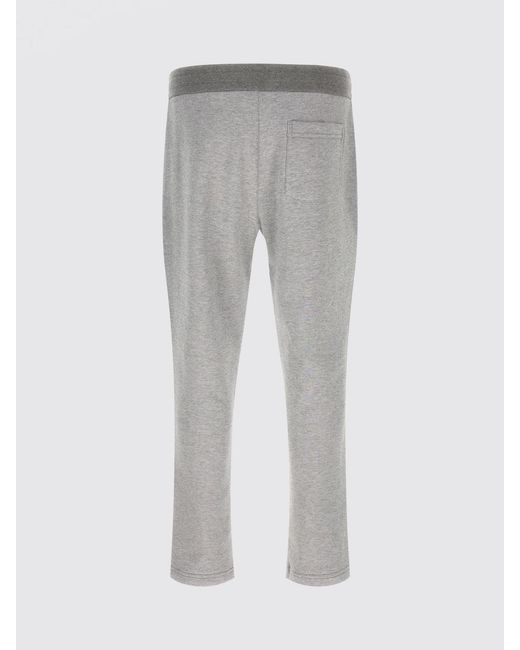 Brioni Gray Cotton Blend Jogging Pants for men