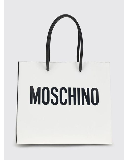 Moschino Couture White Leather Bag