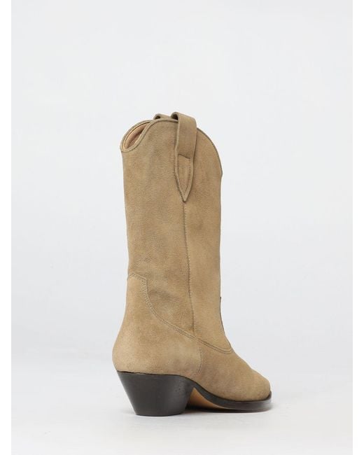 Isabel Marant White Duerto Suede Ankle Boots