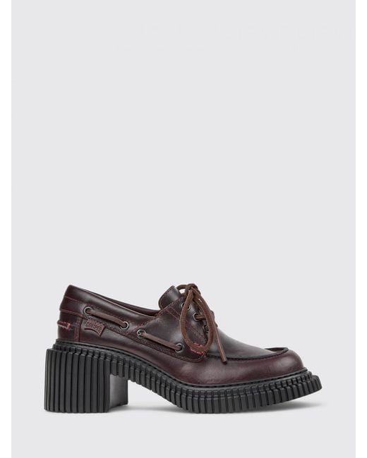 Camper White Pix London Leather Loafers