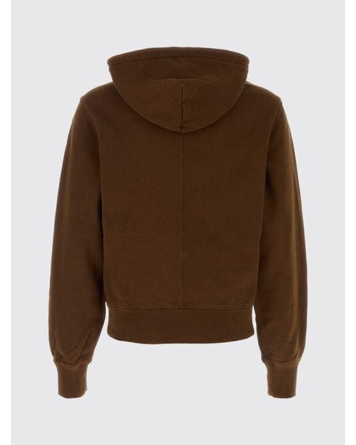 Entire studios Brown Cotton Hoodie for men
