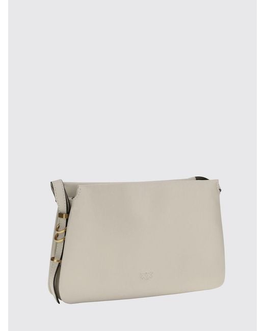 Pinko Natural Mini One, Two, Three Leather Bag