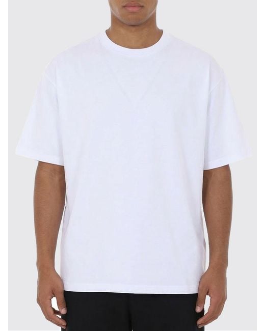 DUNST White Basic Cotton T-Shirt By for men