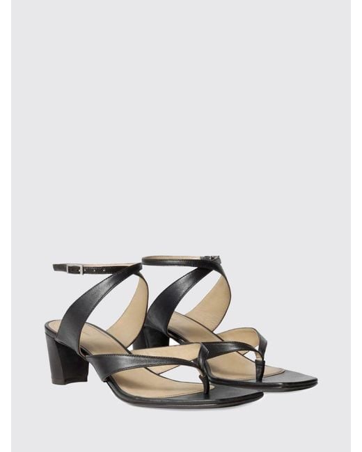 Lemaire White Leather Sandals