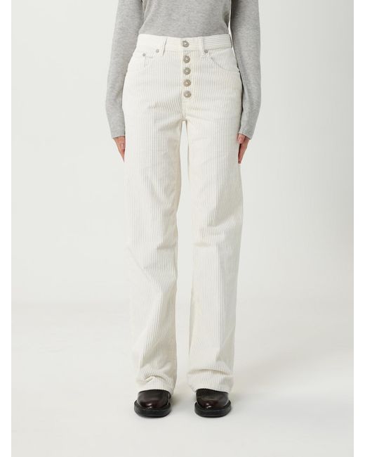 Dondup White Trousers
