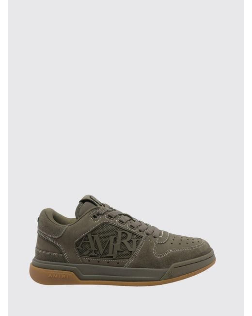 Amiri Green Logo-Appliqué Sneakers for men